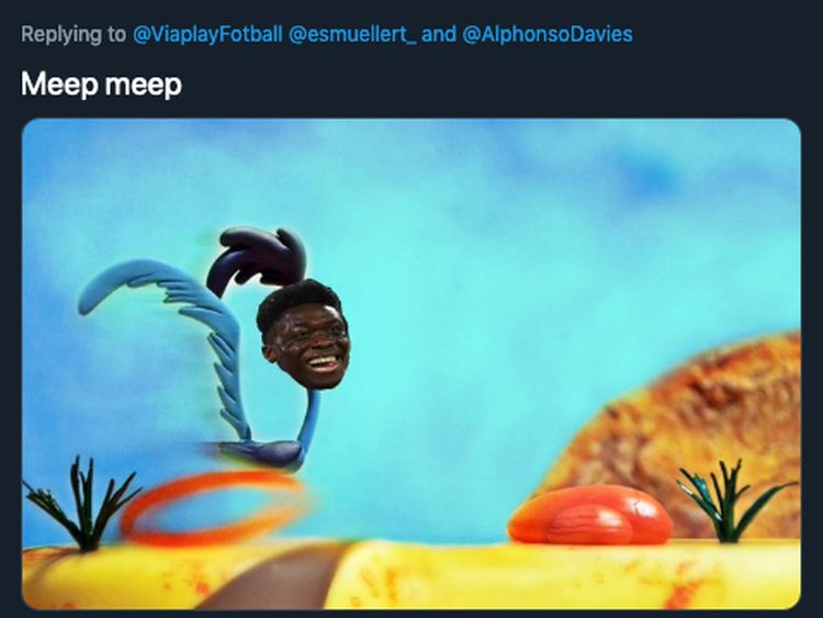 Beep beep! Ramai Meme Alphonso Road Runner Davies