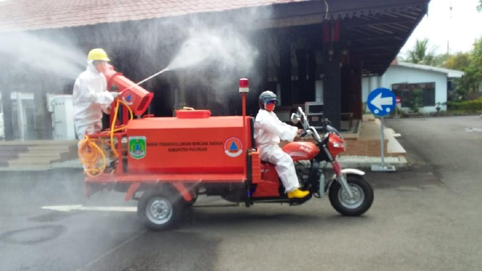 Disinfeksi rutin dilakukan di wilayah Kabupaten Pasuruan