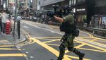 Polisi Hong Kong Amankan Pendemo RUU Lagu Kebangsaan China