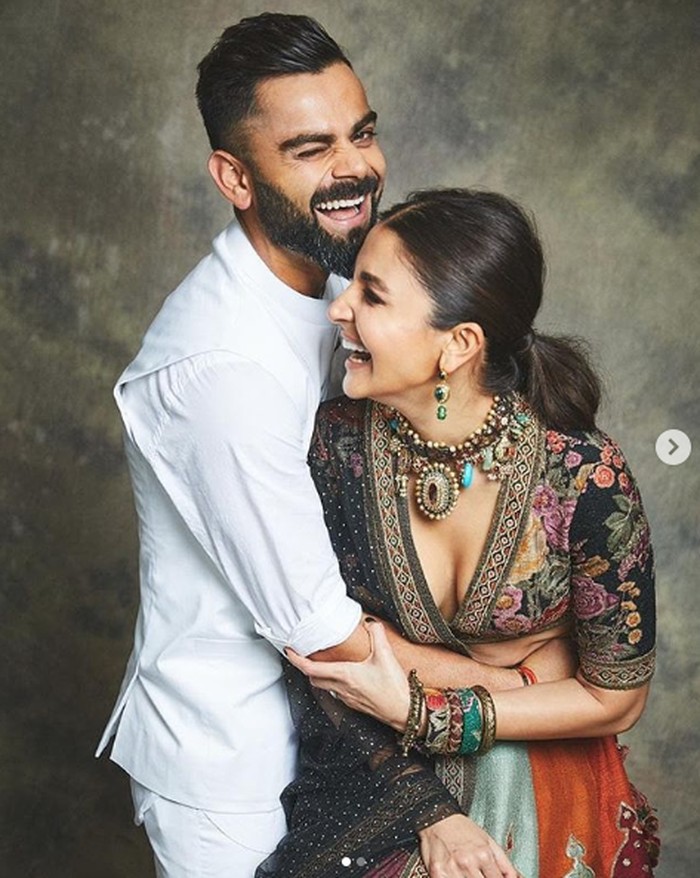 Anushka Sharma Anushka Sharma dan suaminya.