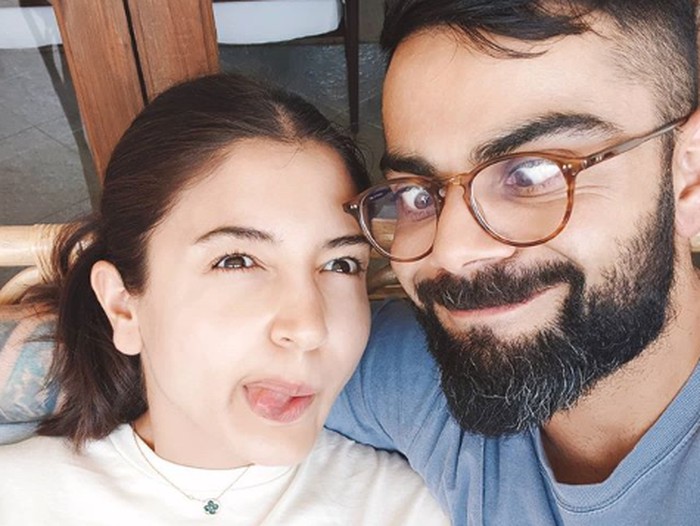 Anushka Sharma dan suaminya.