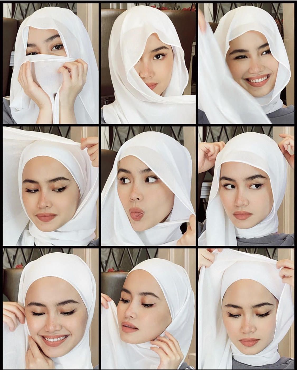 hijab kulit gelap