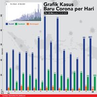 Kurva Corona Di RI 28 Mei: Kasus Positif-Sembuh Naik, Angka Kematian Turun