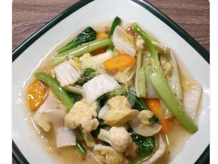 menu capcay unik