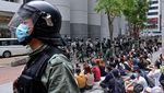 Polisi Hong Kong Amankan Pendemo RUU Lagu Kebangsaan China