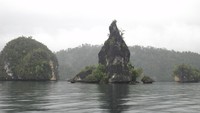 Kali Raja dikenal sebagai salah satu destinasi wisata populer di Teluk Kabui, Raja Ampat.(Hari Suroto/Istimewa)