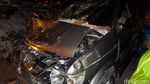 Foto-foto Mobil Kapolsek yang Tabrak Rumah dan Tewaskan 2 Orang