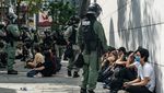 Polisi Hong Kong Amankan Pendemo RUU Lagu Kebangsaan China