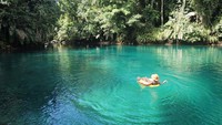 Pemandangan sekeliling danau pun tak kalah indah. Danau ini dikelilingi oleh hutan yang hijau dan teduh. Istimewa/dok.indonesiakaya.com