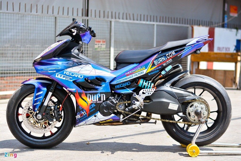 Modifikasi Yamaha MX King Pakai Part Moge, Habiskan Rp 158