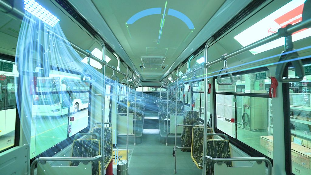 Bus Kota Anti-corona di China. Bus disterilkan dalam 20 menit. 