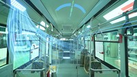 Dikombinasikan dengan pembaruan sistem penyaringan udara, seluruh bus disterilkan dalam 20 menit. Foto: Dok. Sunwin