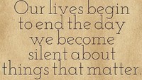 Sementara itu Justin Bieber mengambil quote dari tokoh kulit hitam yakni Martin Luther King Jr. Dok. Instagram/justinbieber