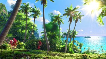 Kalau kalian suka Moanna di Disney, background ini oke juga. Foto: Facebook Page Disney Princess via Pop Sugar