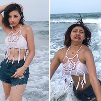 Kalau di foto, apapun yang terjadi harus tetap berusaha terlihat keren dan santai. Tapi kenyataannya ternyata berbeda ya tidak seperti yang ada di foto. Foto: dok. mind