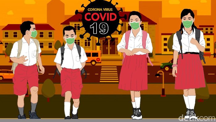 Ilustrasi Virus Corona, Covid 19 Poster