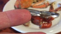 Tiram merupakan sajian seafood yang bisa dimakan secara mentah. Ada satu orang yang menemukan mutiara kecil di dalam tiram yang akan ia santap. Wah, beruntung banget! Foto: Istimewa