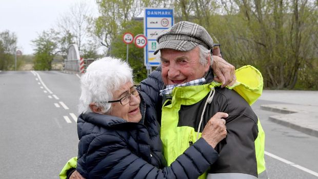 Pasangan yang terpisah karena perbatasan Denmark