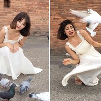 Vienna adalah sosok di balik foto-foto yang menampilkan perbedaan antara foto di Instagram dengan kenyataannya. Sejak usianya 19 tahun, dirinya sudah menjadi model. Foto: dok. mind