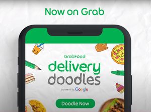 Pakai AI, Grab Delivery Doodles Ubah Coretan Anak Jadi Makanan