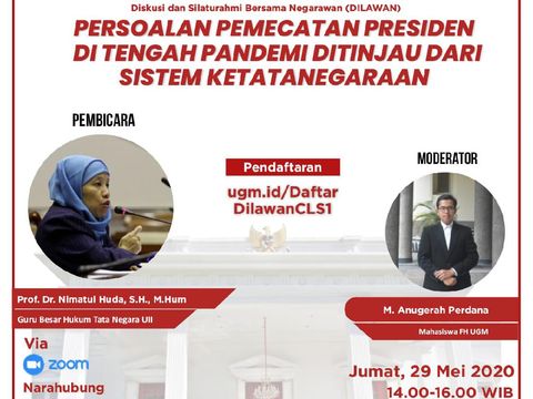 Diskusi Pemberhentian Presiden Ditinjau dari Sistem Ketatanegaraan oleeh CLS Yogya