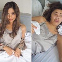 Hati-hati nih, jangan mudah percaya dengan orang yang memasang foto seperti ini di Instagram. Yakin tampilan bangun tidurnya yang di foto sama dengan aslinya? Foto: dok. mind