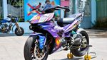 Wujud Yamaha MX King Dimodifikasi Pakai Komponen Ducati