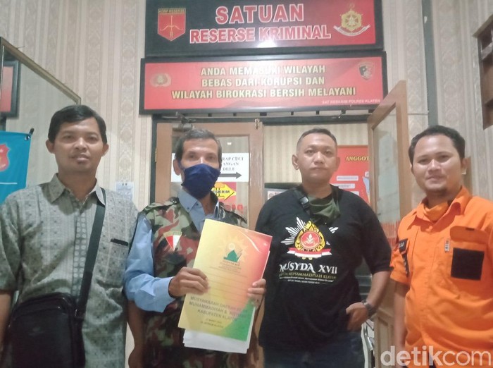 Para kuasa hukum PD Muhammadiyah Klaten mendatangi Polres Klaten, Sabtu (30/5/2020).