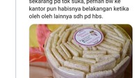 Kue tradisional yang terbuat dari kelapa ini sudah jarang ditemui. Mungkin orang tak banyak yang kenal, makanya jadi kurang diminati. Padahal rasa kue ini enak lho.  Foto: twitter/istimewa