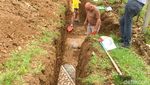 Penampakan Lantai Mosaik Romawi yang Ditemukan di Kebun Anggur Italia