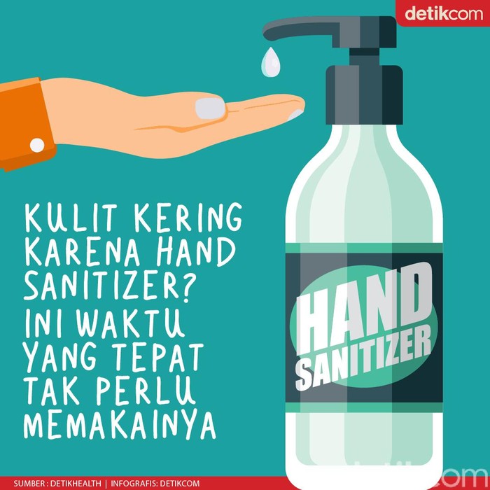 agar tak kering karena keseringan pakai hand sanitizer agar tak kering karena keseringan pakai hand sanitizer