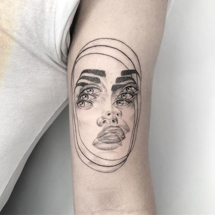 yatzil_tatts tato ilusi optik