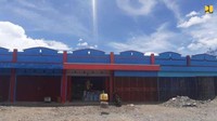 Rehabilitasi 403 unit ruko di Wamena telah selesai sebanyak 352 unit dan sisanya sebanyak 51 unit tengah dalam masa pengerjaan.Foto: Dok. Kementerian PUPR
