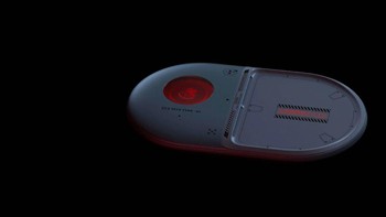 Charger pod nirkabel AirVOOC 40W dengan logo NERV Foto: NeochaEDGE