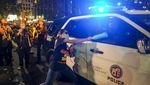 Deretan Mobil Polisi yang Dibakar Massa setelah Kematian George Floyd