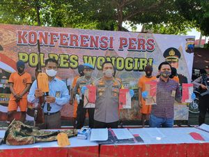Komplotan Pencuri Motor dan Senapan yang Beraksi 9 TKP Diciduk Polisi