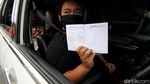 Suasana Penyekatan Pemudik di Pintu Masuk Jawa Timur
