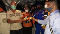 Pada Kamis (28/5), Nowicki dibawa ke perairan perbatasan OKI Sumsel dan Tulangbawang Lampung untuk diperlihatkan barang bukti yang diduga dijarah pelaku (dok Istimewa)