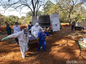 Pertokoan Buka Lagi, Sao Paulo Brasil Catat Rekor Kematian Akibat Corona