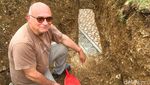 Penampakan Lantai Mosaik Romawi yang Ditemukan di Kebun Anggur Italia