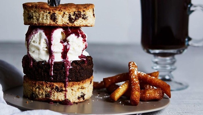 Dessert burger