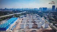Dikutip dari instagram PT KCIC, Proyek  Kereta Cepat Jakarta-Bandung terus berprogres, salah satunya konstruksi di di sekitar area Stasiun Halim. Foto: Dok. PT KCIC