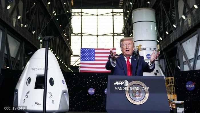 Donald Trump saksikan peluncuran misi SpaceX-Nasa