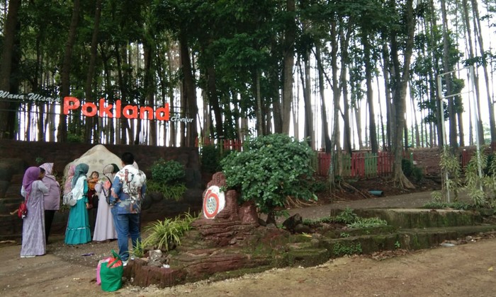 Wana Wisata Pokland salah satu destinasi wisata di Cianjur