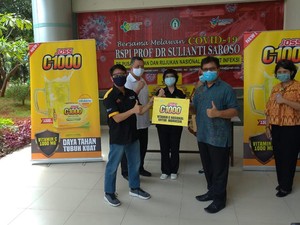 Hadapi New Normal, Vitamin C Nasional Dibagikan ke Masyarakat