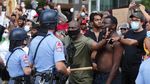 Potret Demo Kematian George Floyd di Berbagai Tempat