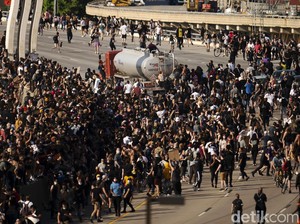 Buntut Demo Kematian George Floyd Ricuh, 150 Orang Ditangkap di Minneapolis