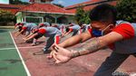 Selama PSBB, Anak Binaan Lapas Tangerang Tetap Rajin Olahraga Pagi