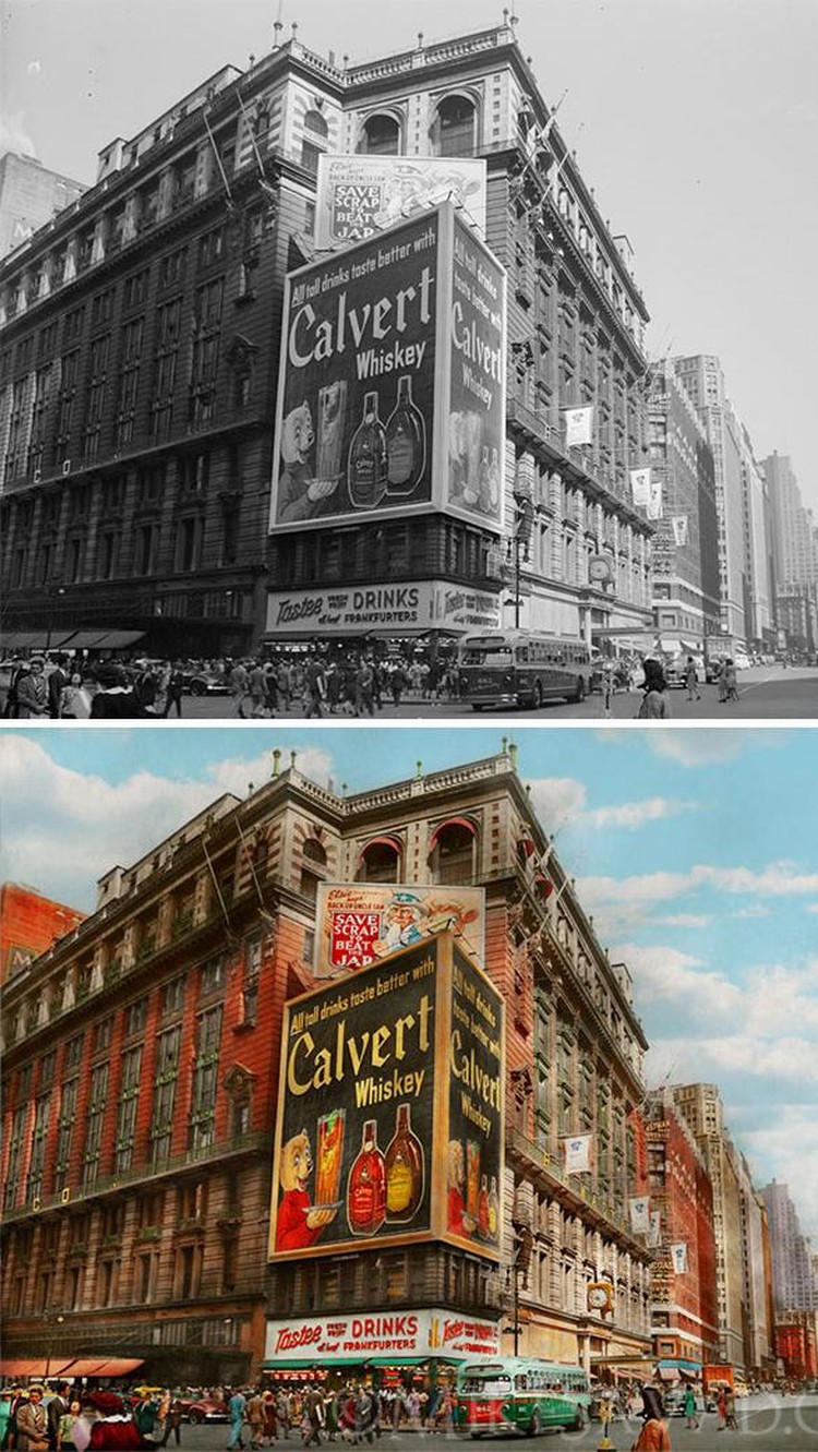 Keren! Deretan Foto Hitam Putih New York Ketika Dijadikan Berwarna Foto merupakan cuplikan momen yang bisa diabadikan untuk waktu lama. Melalui foto kita bisa melakukan perjalanan waktu seperti yang dilakukan fotografer ini.