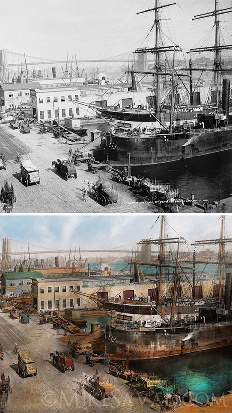 Foto merupakan cuplikan momen yang bisa diabadikan untuk waktu lama. Melalui foto kita bisa melakukan perjalanan waktu seperti yang dilakukan fotografer ini.